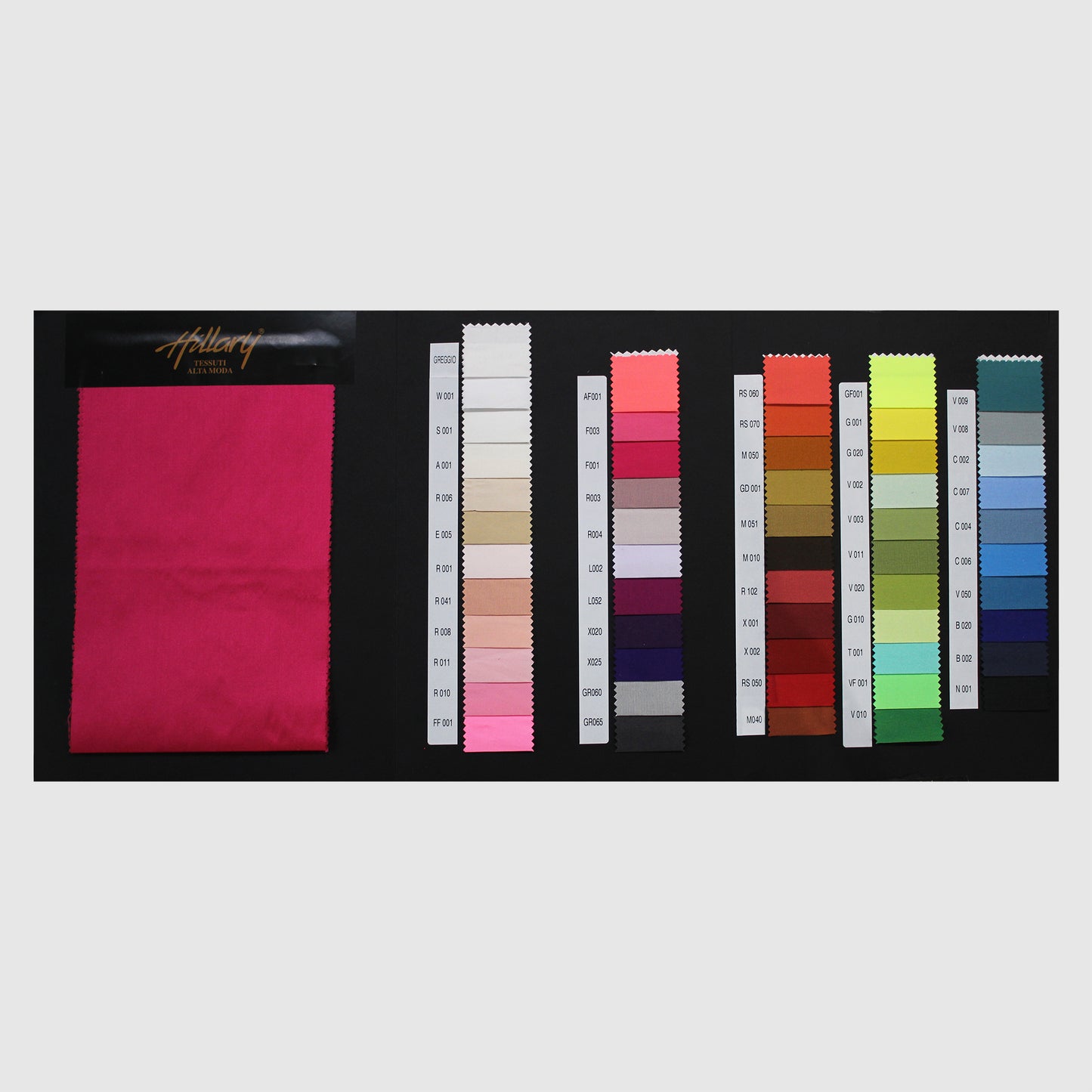 Taffeta Fabric Color Card