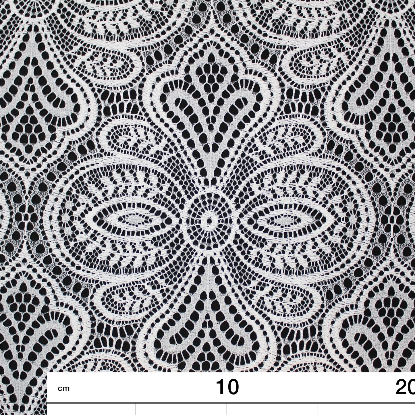 Pizzo Chantilly Filet | Motivo Astratto Geometrico | H 140 cm | FW2996