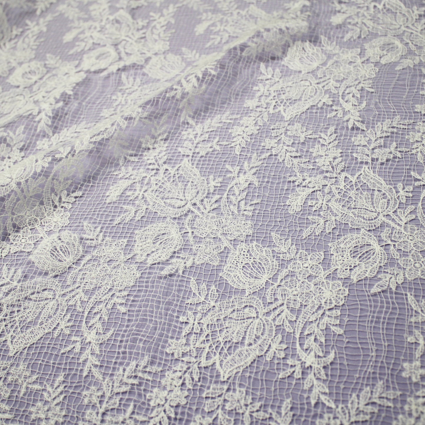Double Border Embroidered Lace with Flowers