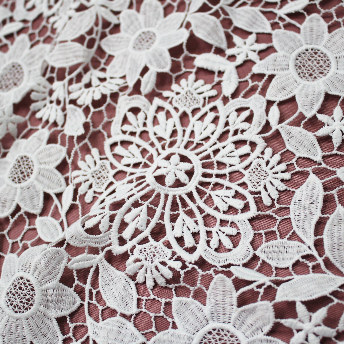 Macramé Lace with Multiform Flowers