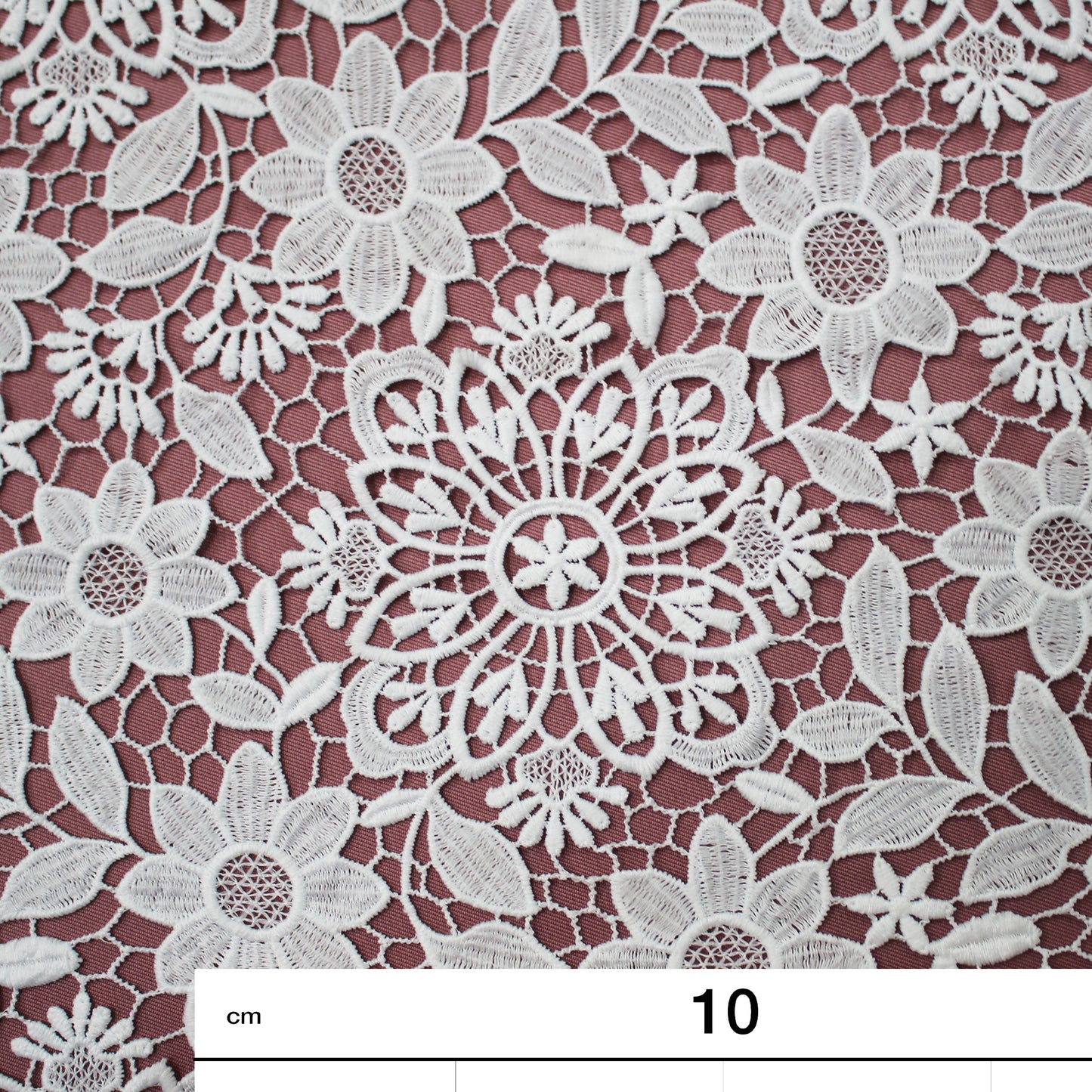 Macramé Lace with Multiform Flowers