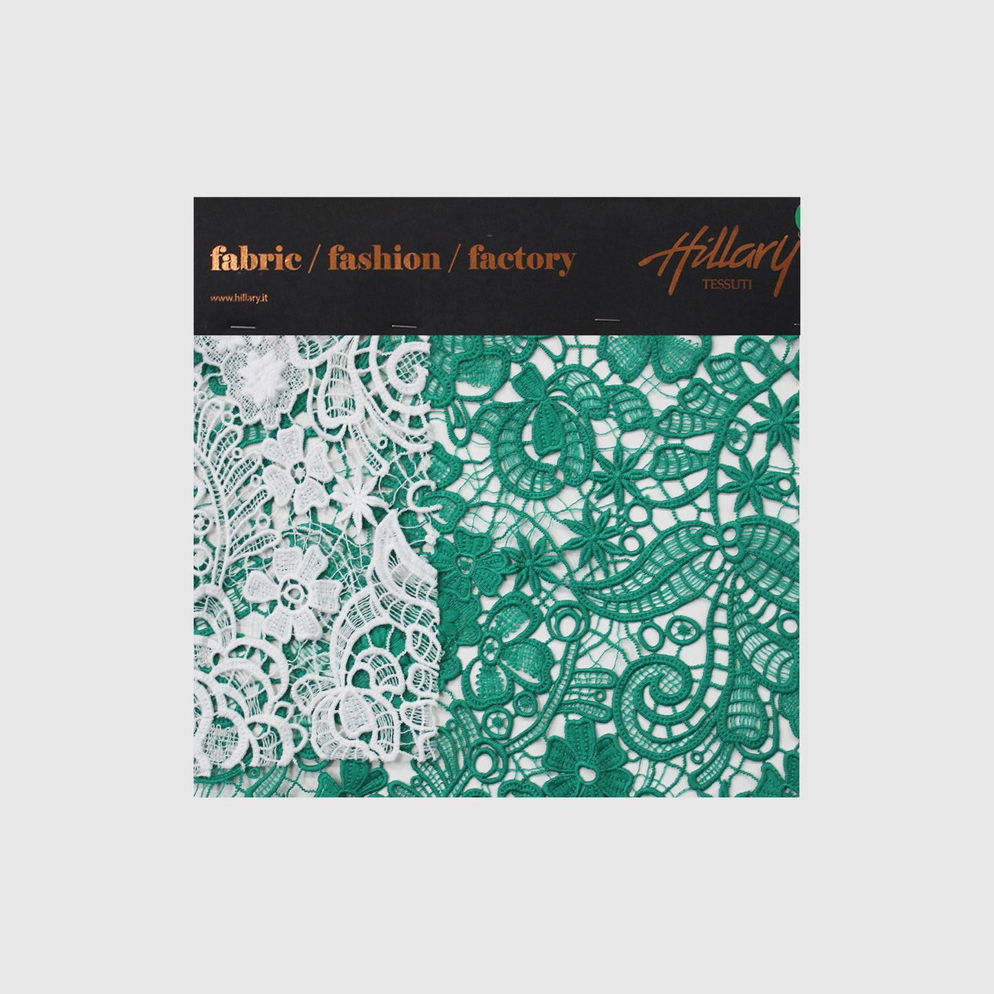Macramé Lace with Floral Motif Sample