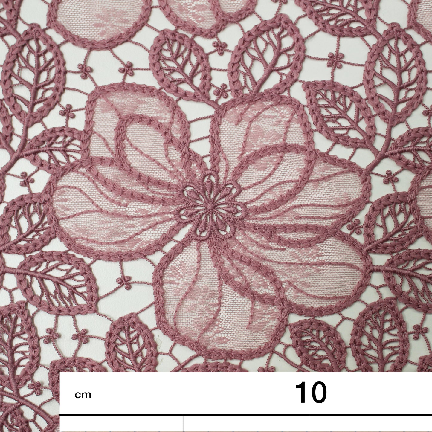 Macramé Lace with Chantilly Lace Flower Petals