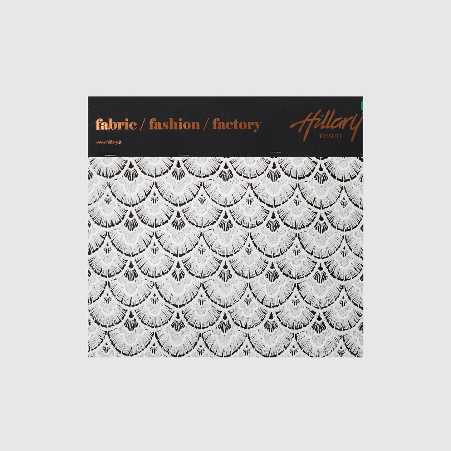 Macramé Lace with Fan Scales Pattern Sample