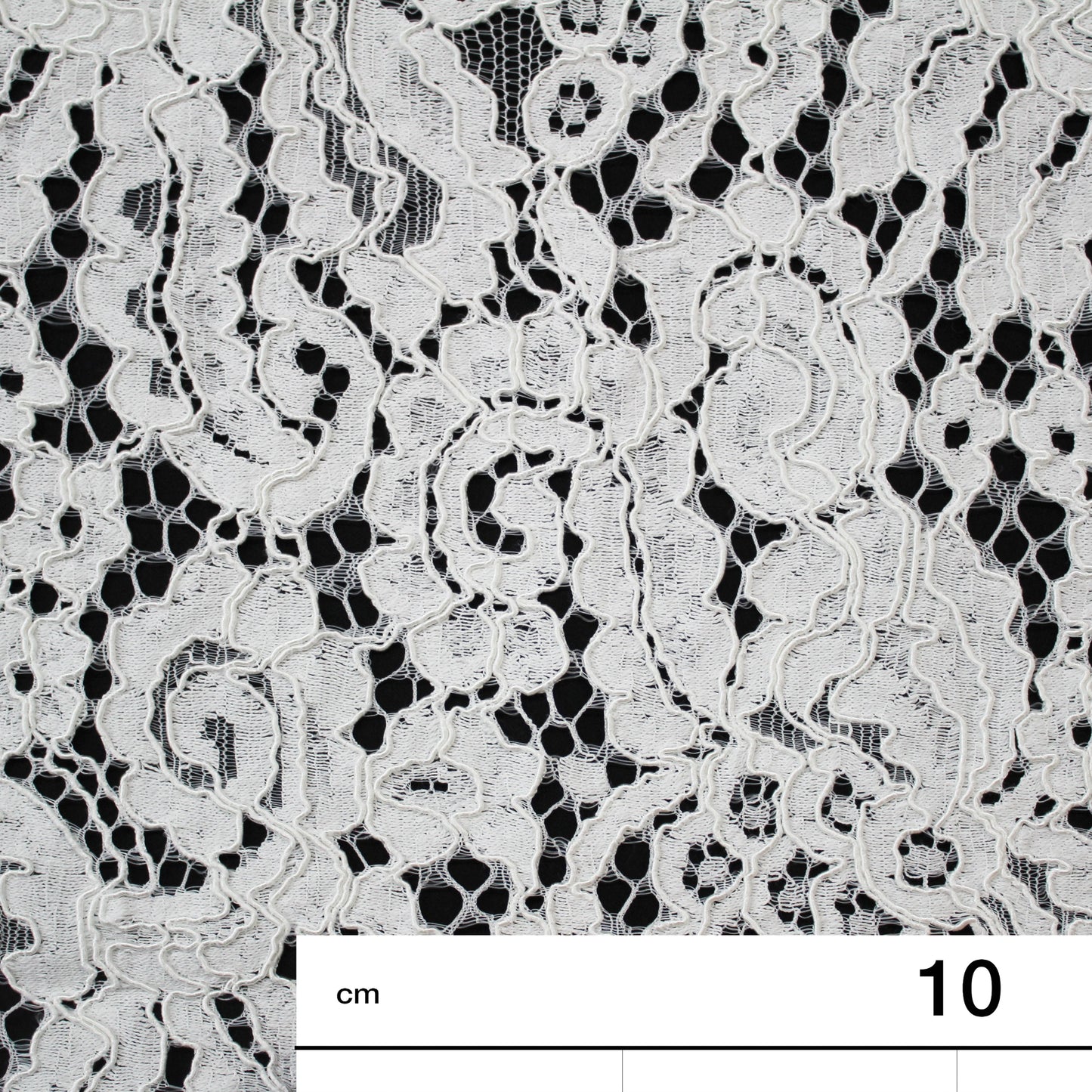 Re-embroidered Lace | Natural Leaf Motif | Double Scalloped Edge | H 145 cm | FSW4145