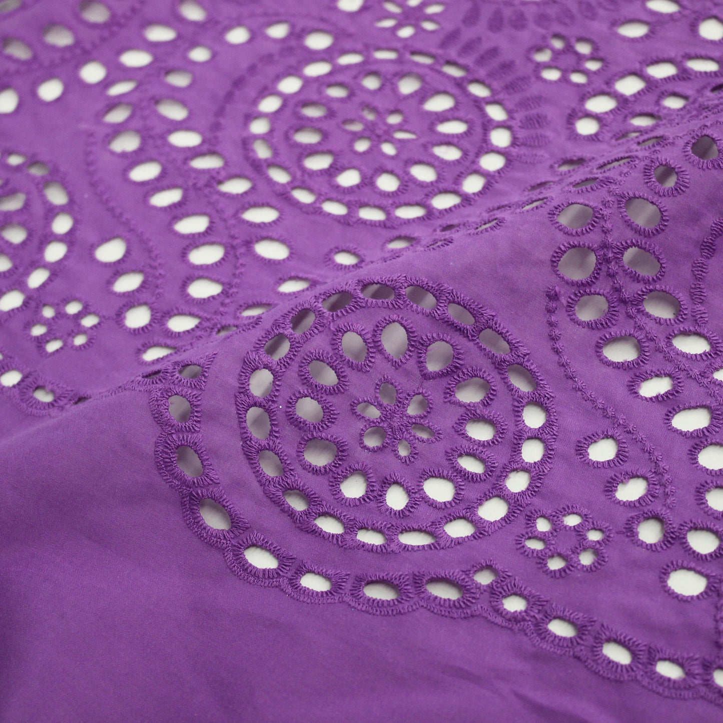 Sangallo Lace with Circles and Abstract Pattern