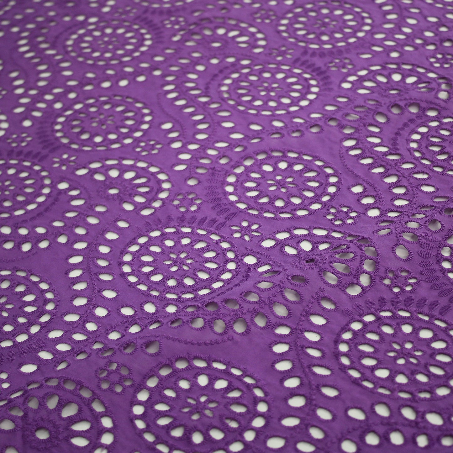Sangallo Lace with Circles and Abstract Pattern