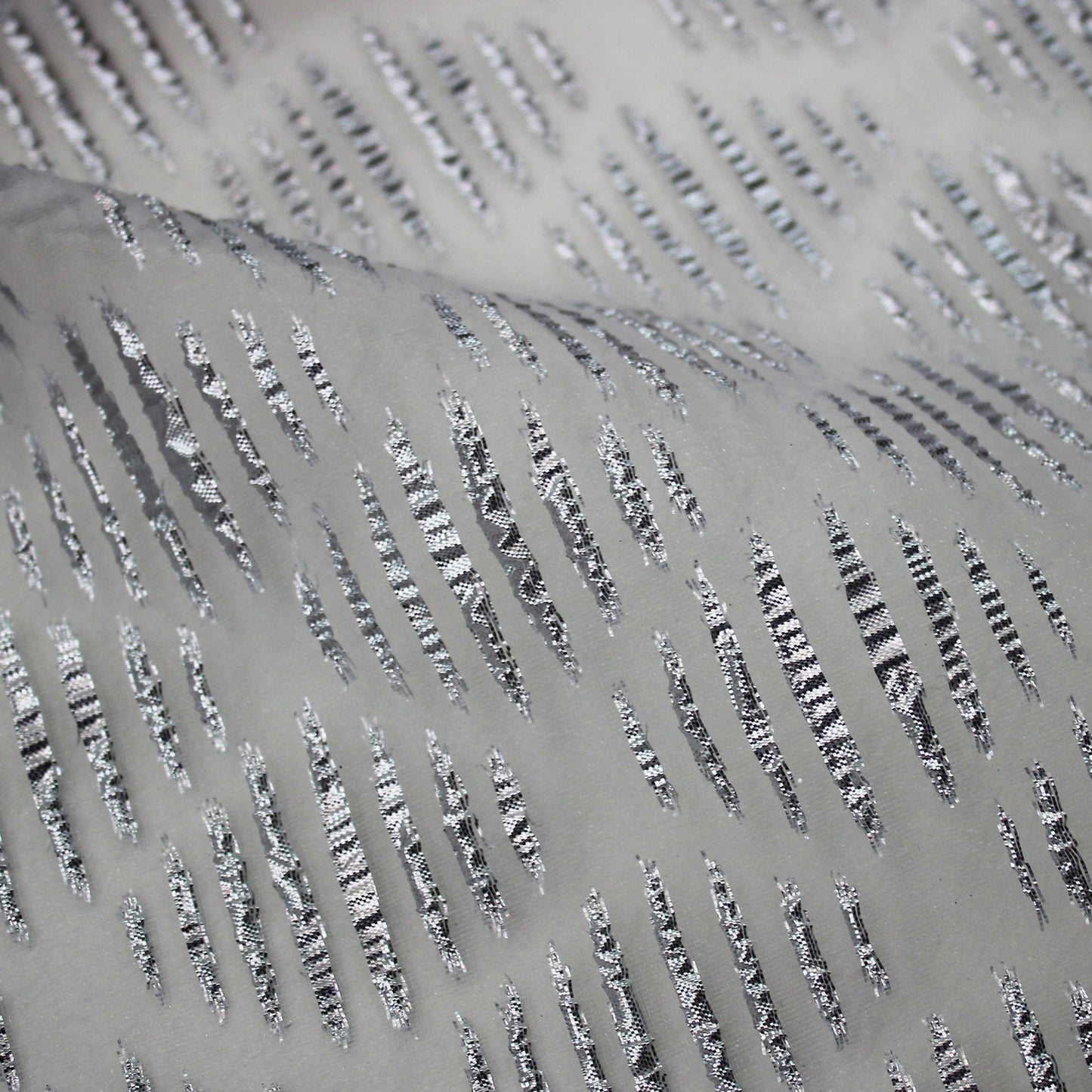 Brocade Fabric with Diamonds and Scratch Effect