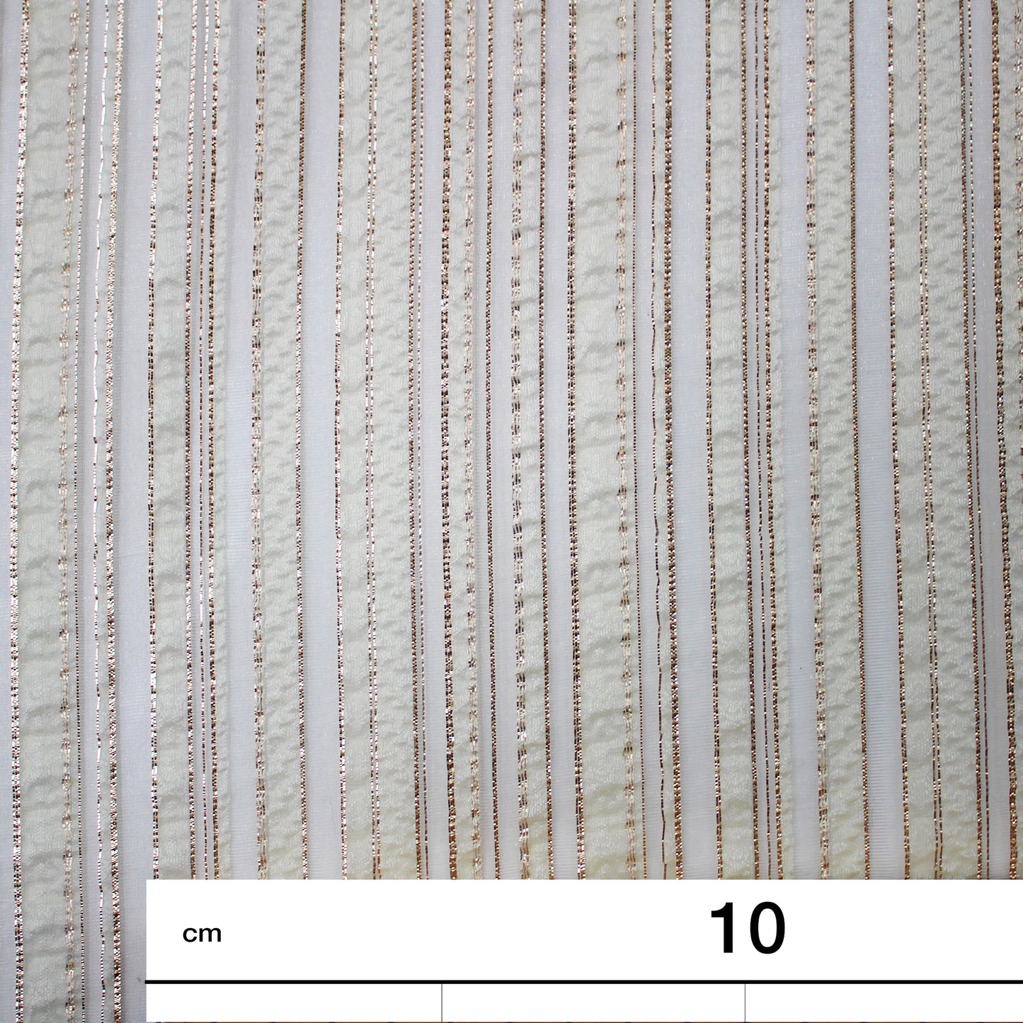 Brocade Fabric with Organza Base and Stripes & Regular Lines