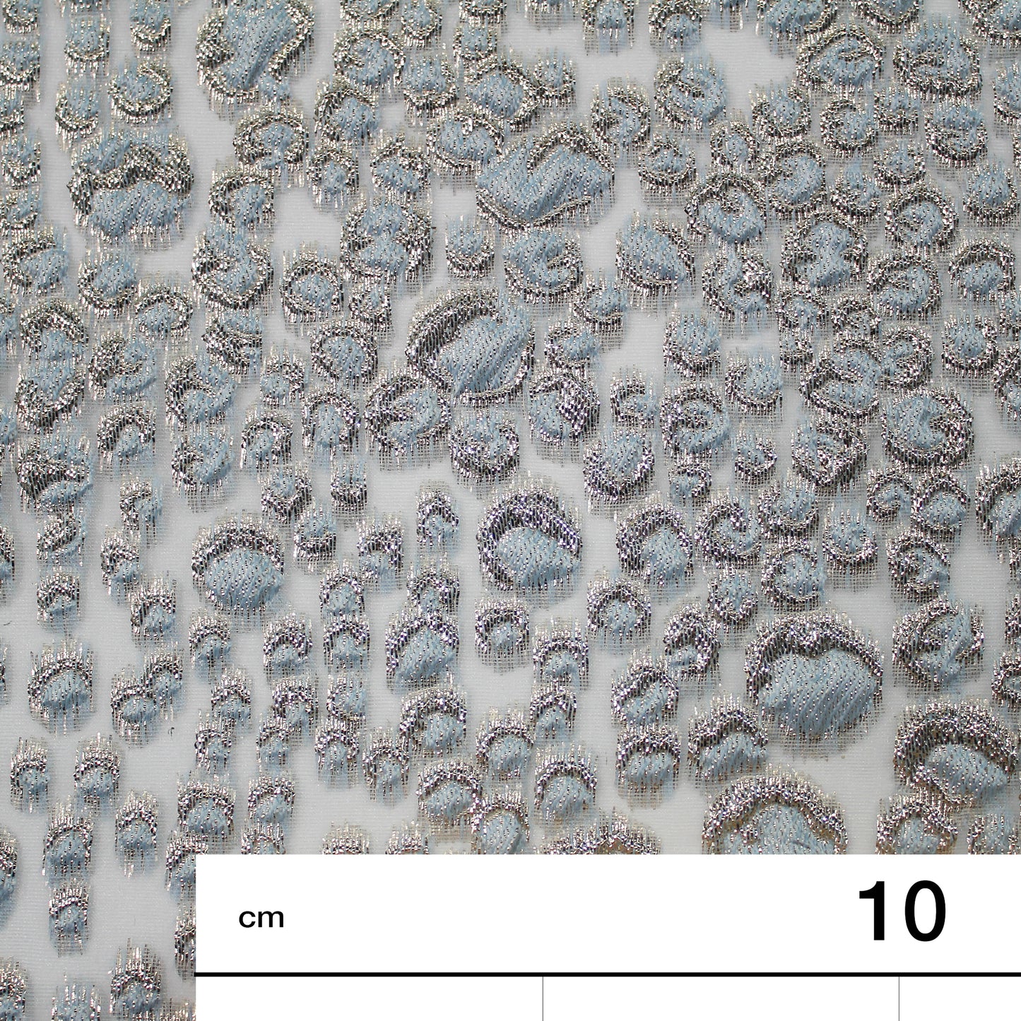 Brocade Fabric with Leopard Skin Effect