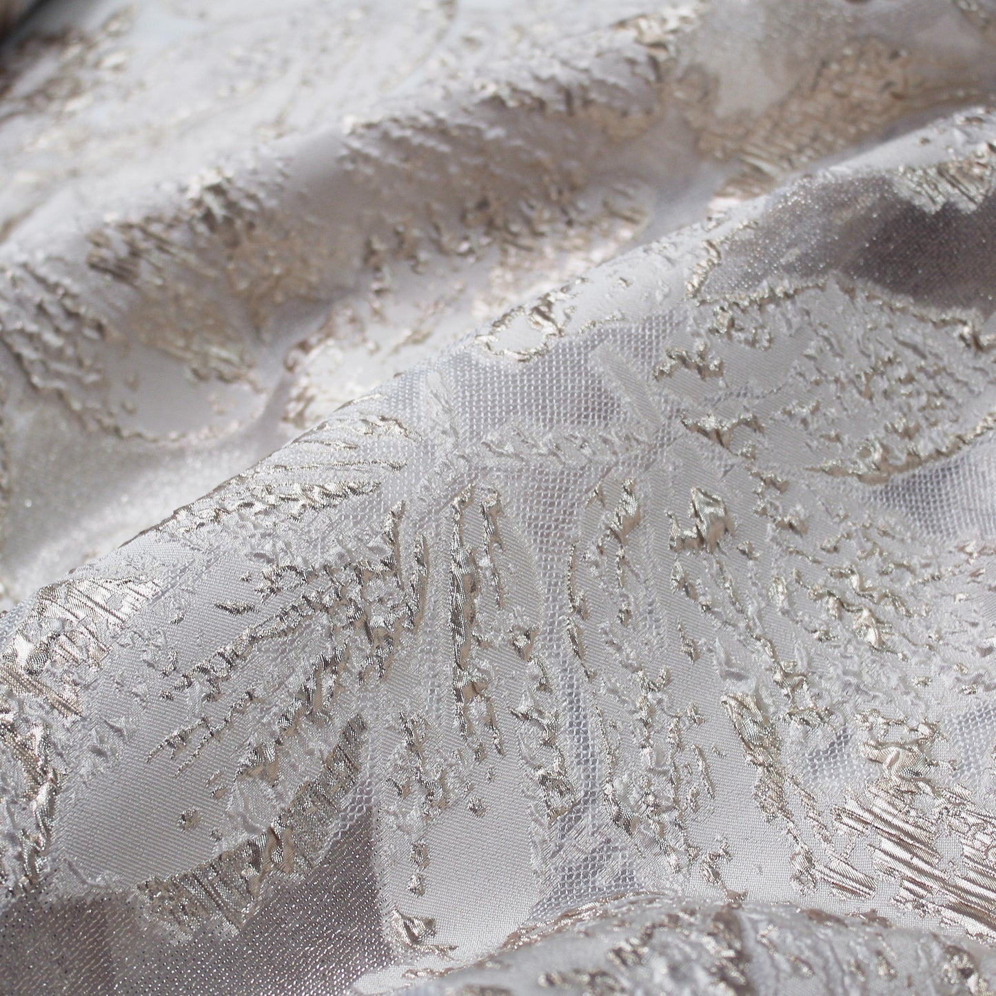 Brocade Fabric with Large Flowers