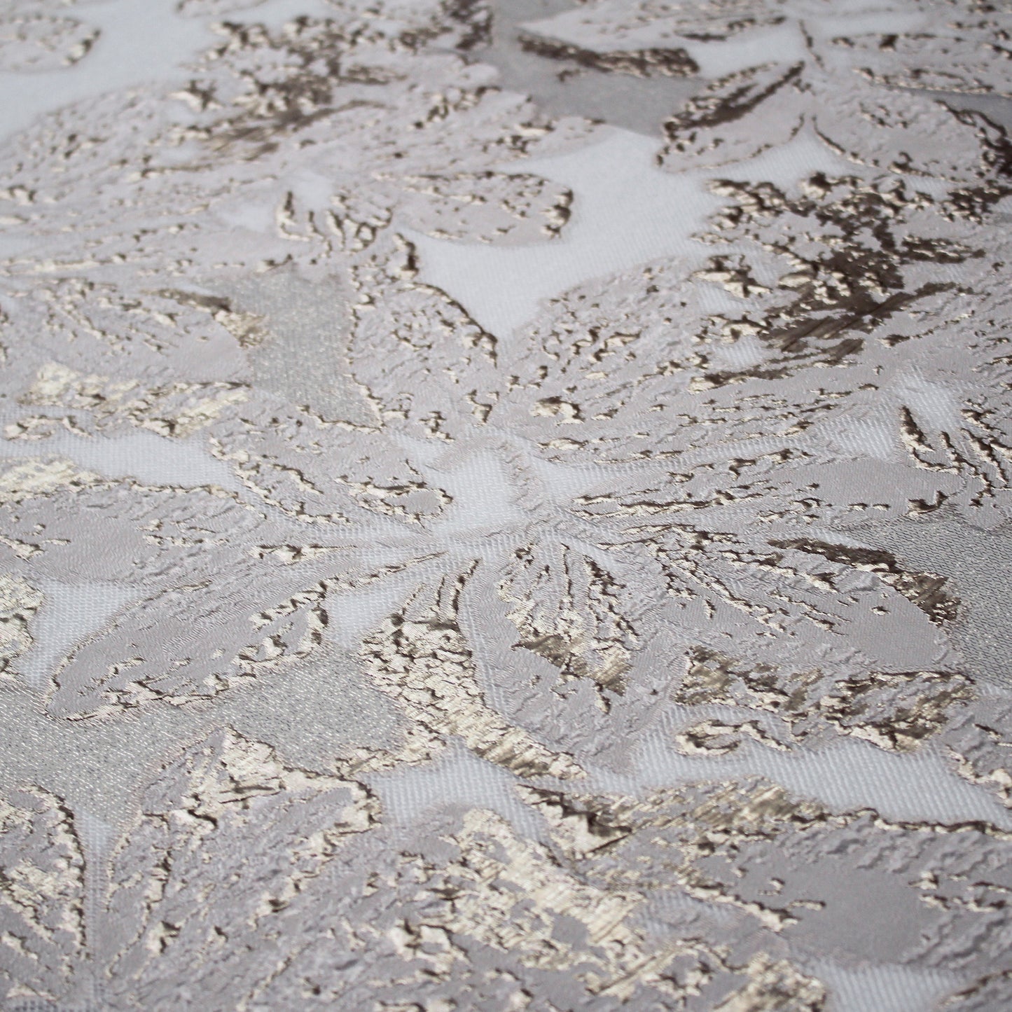 Brocade Fabric with Large Flowers