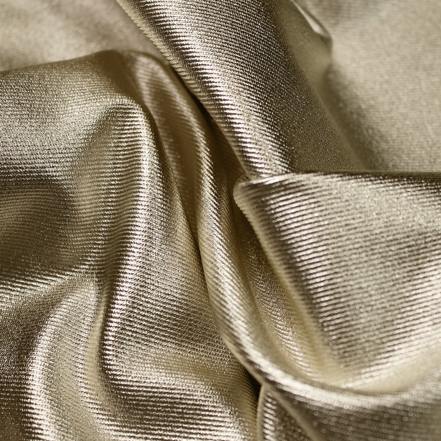 Coated Cady Fabric with Denim Effect