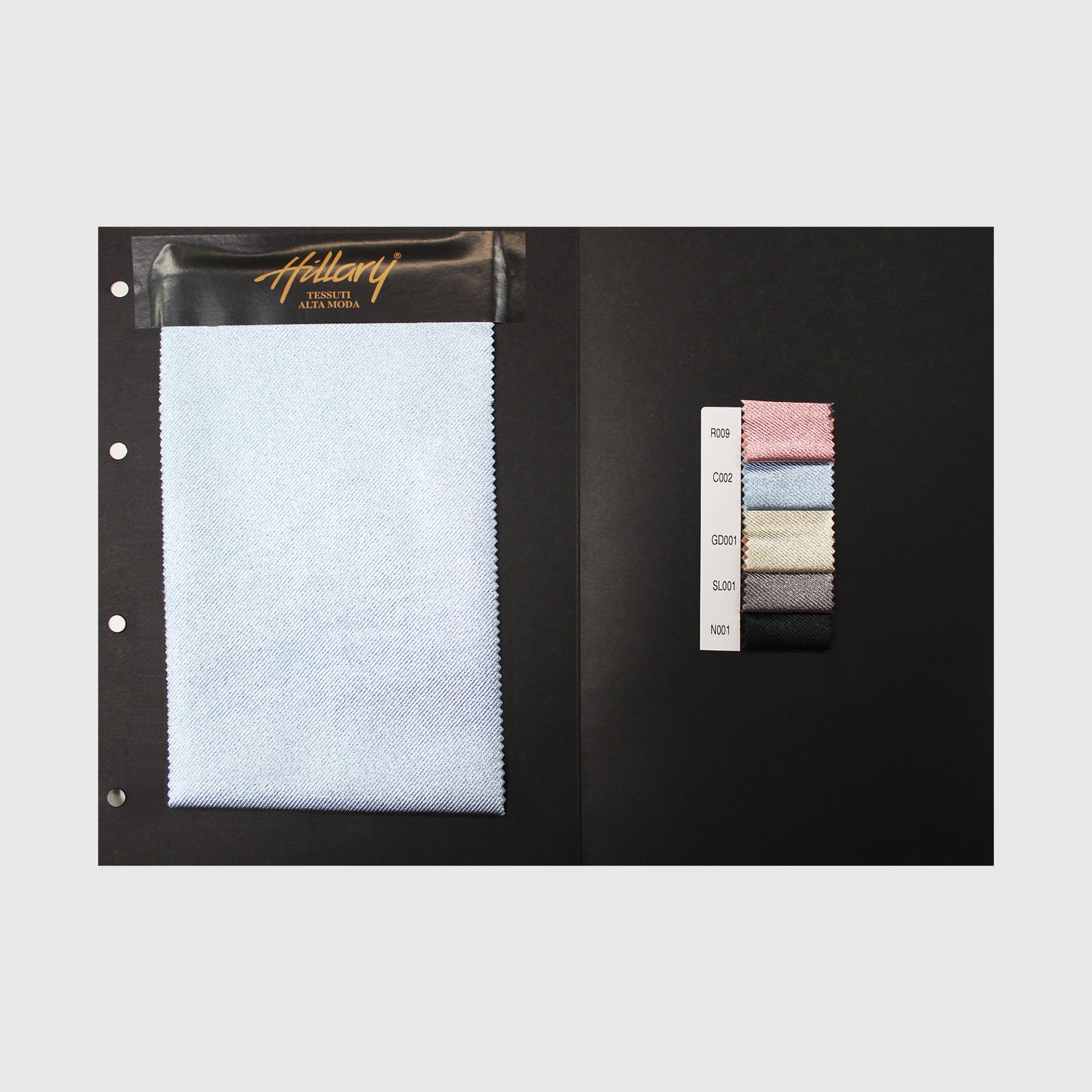 Coated Cady Fabric with Denim Effect