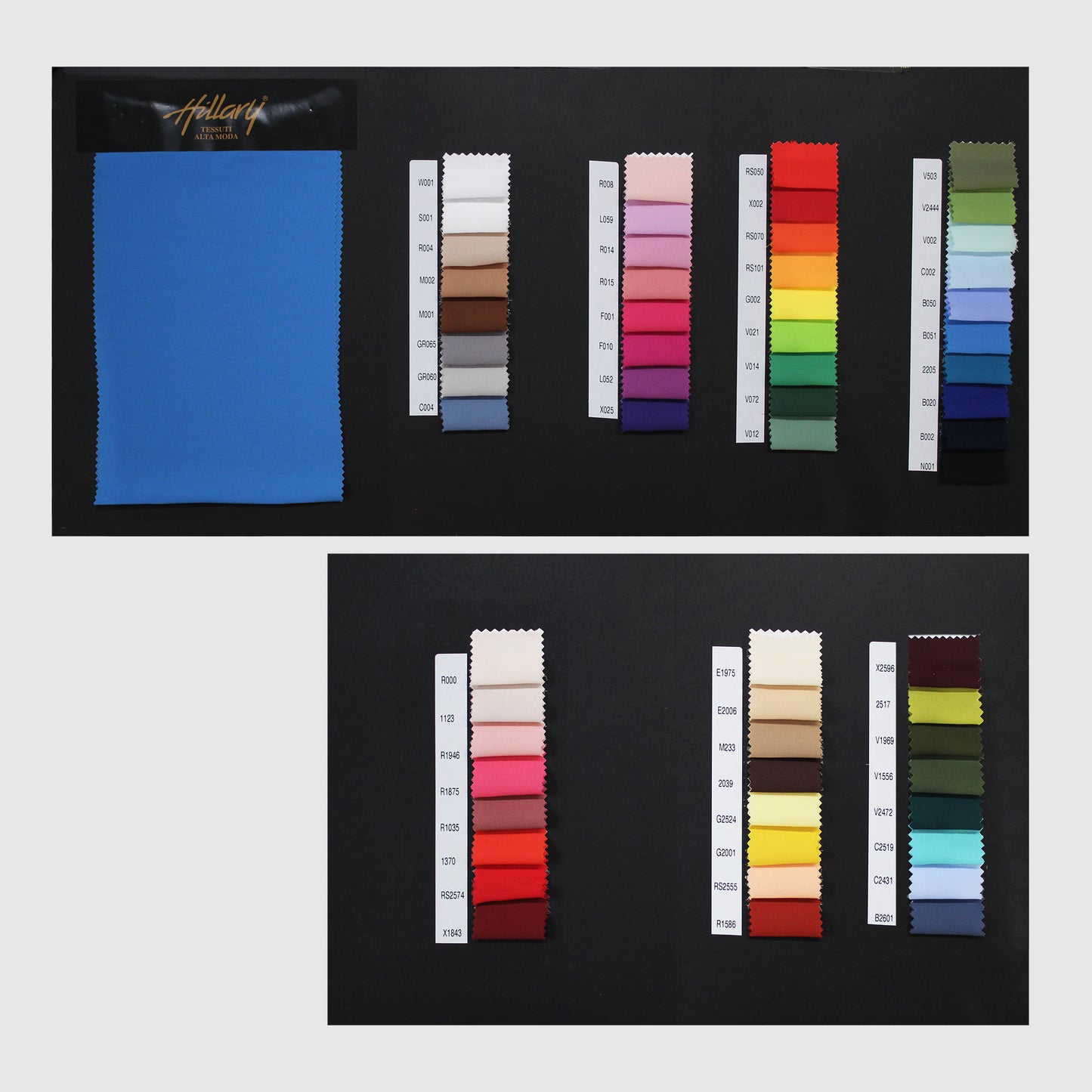 Heavy Georgette Fabric Color Card