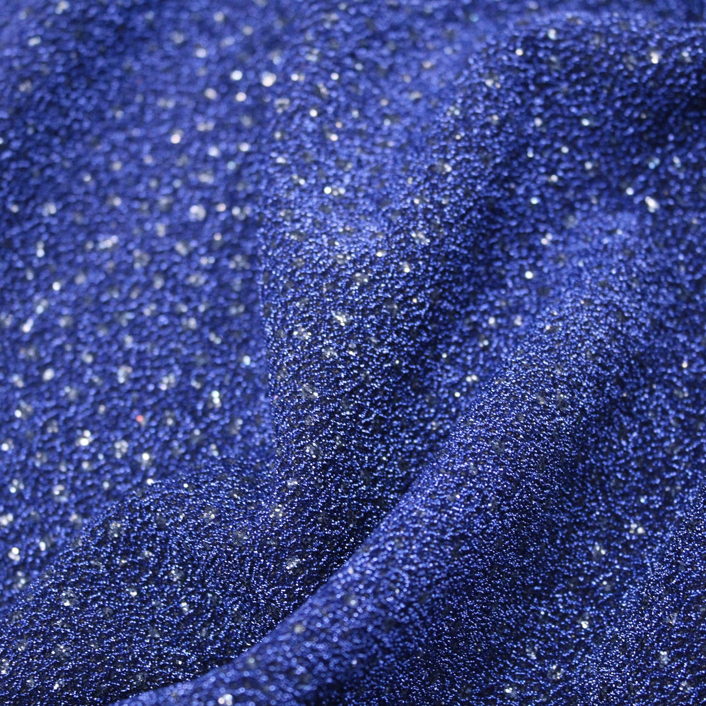 Stretch Jersey Fabric with Tonal Glitter Polka Dots