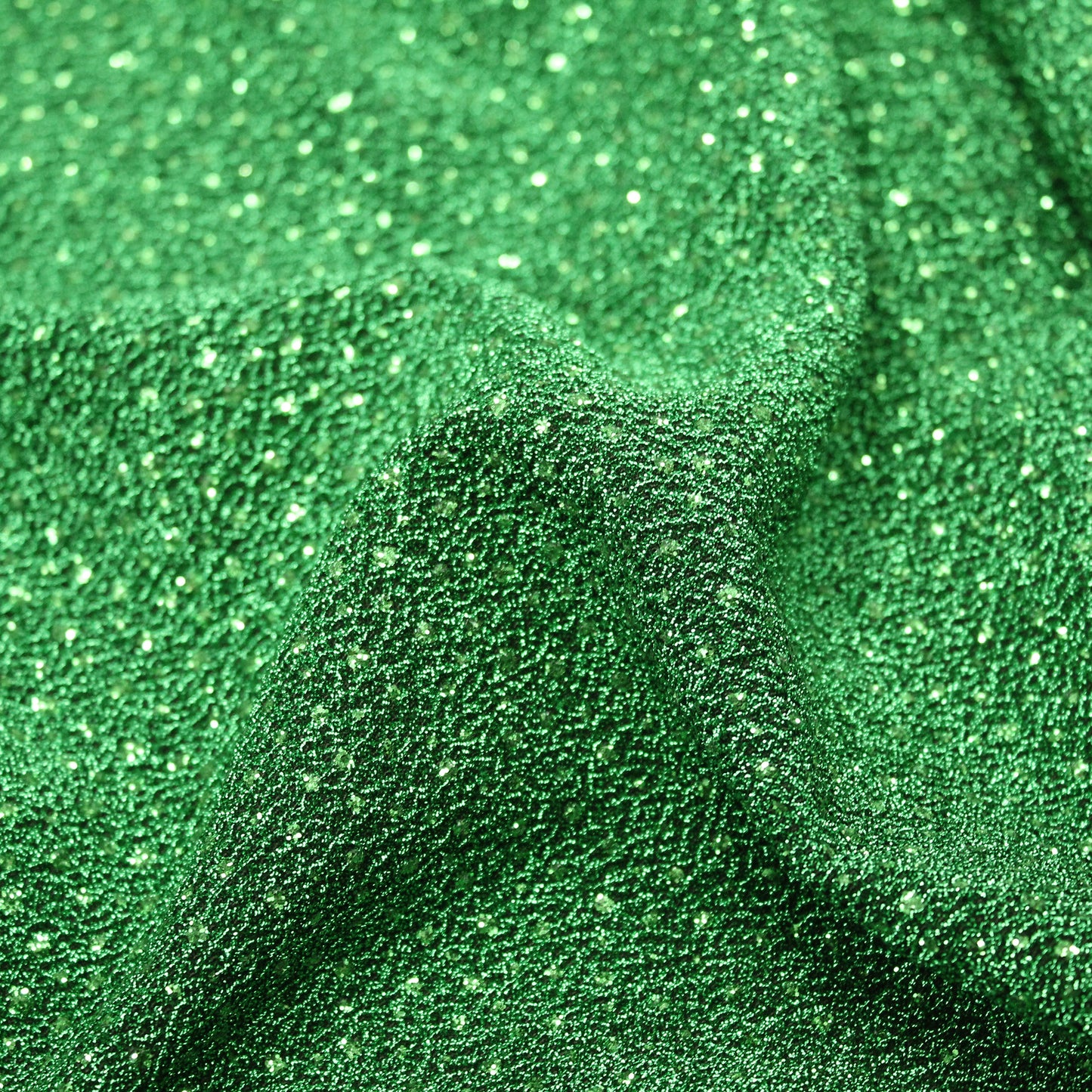 Stretch Jersey Fabric with Tonal Glitter Polka Dots