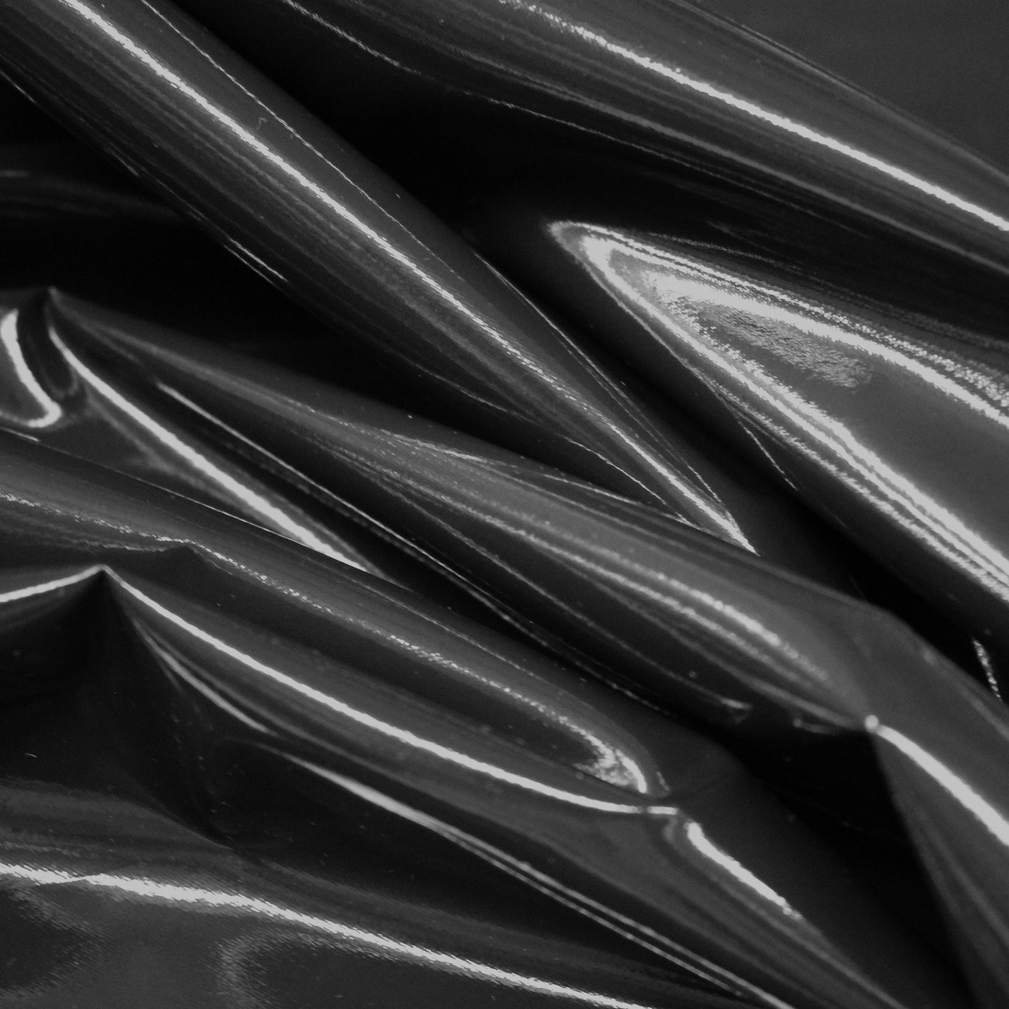 Heavyweight Vinyl-Effect Stretch Jersey Fabric