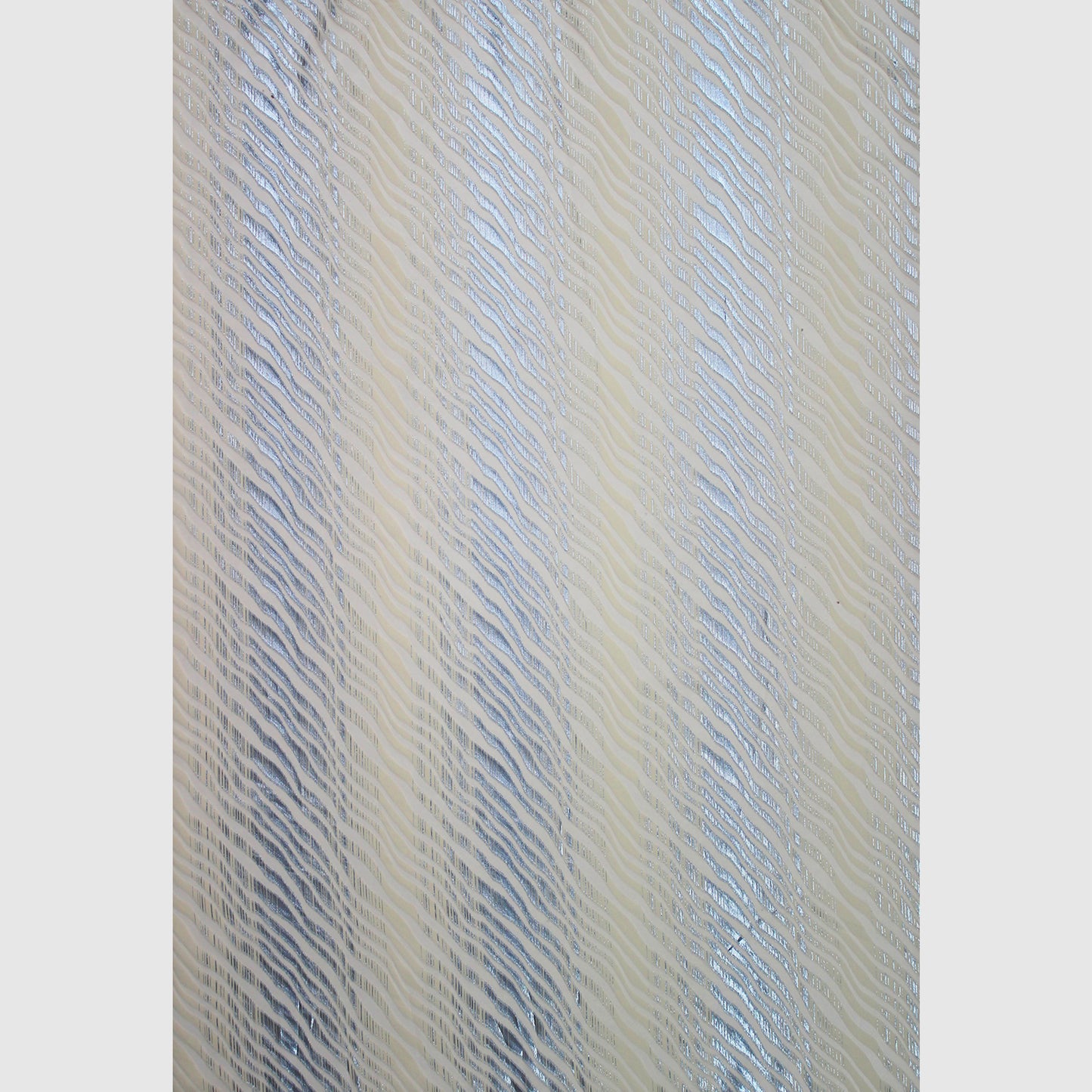 Organza Fil Coupe Fabric with Zebra Pattern