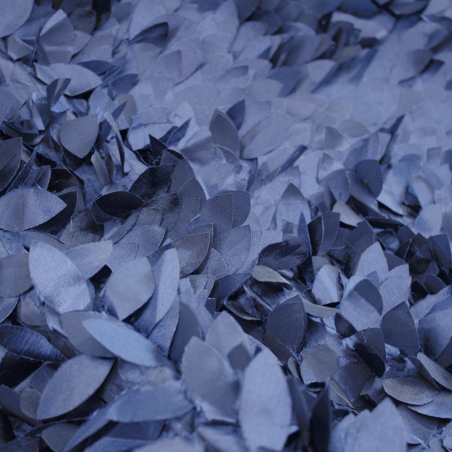 Taffeta Fabric with Satin Leaves
