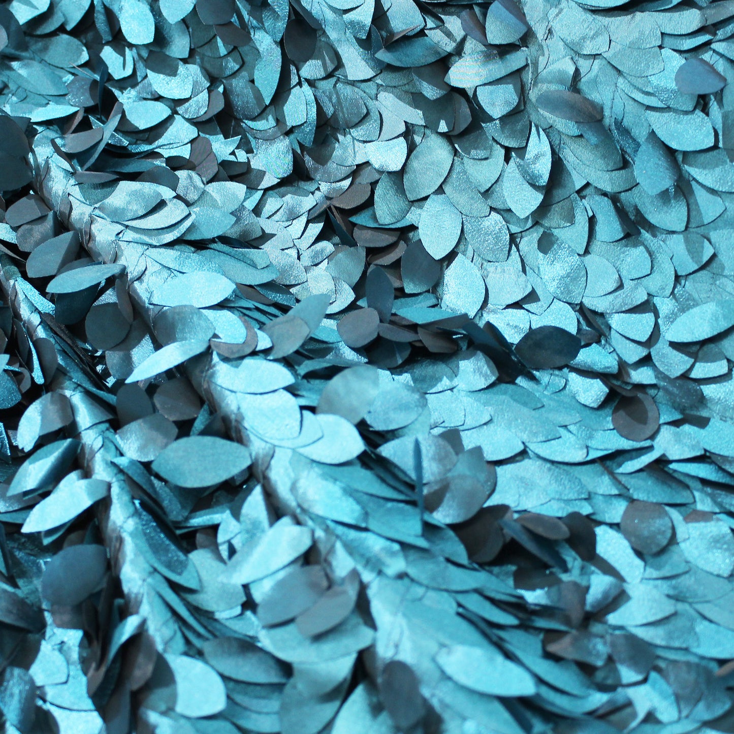 Taffeta Fabric with Satin Leaves