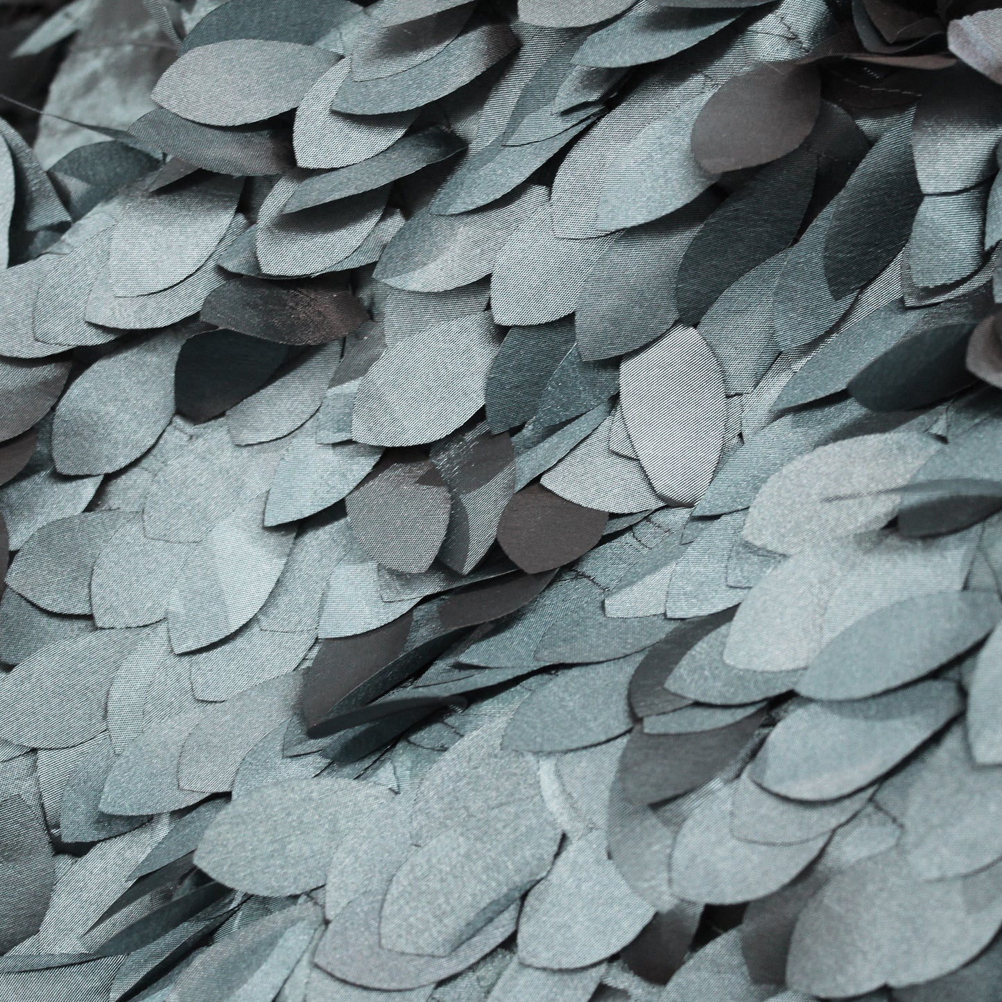 Taffeta Fabric with Satin Leaves