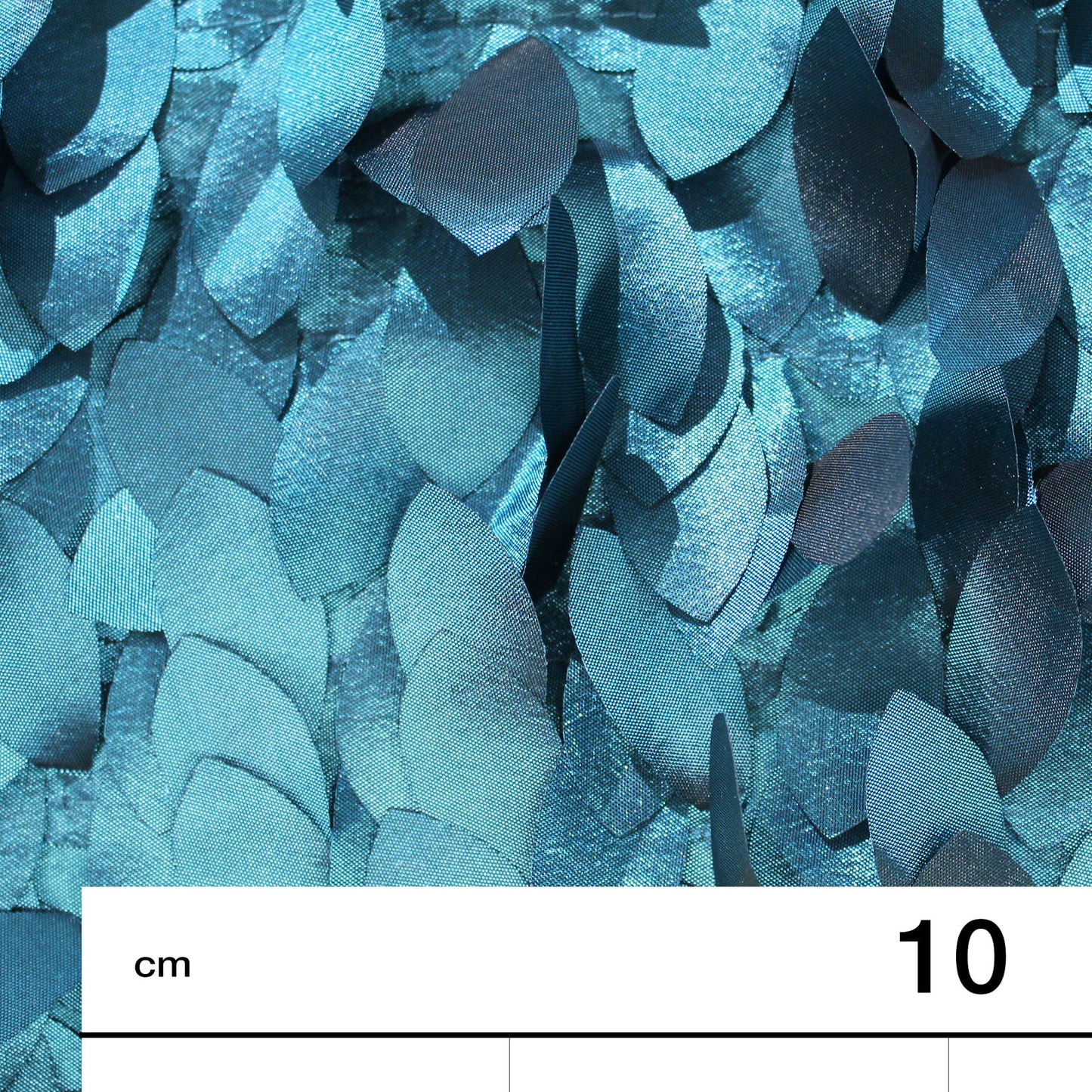 Taffeta Fabric with Satin Leaves