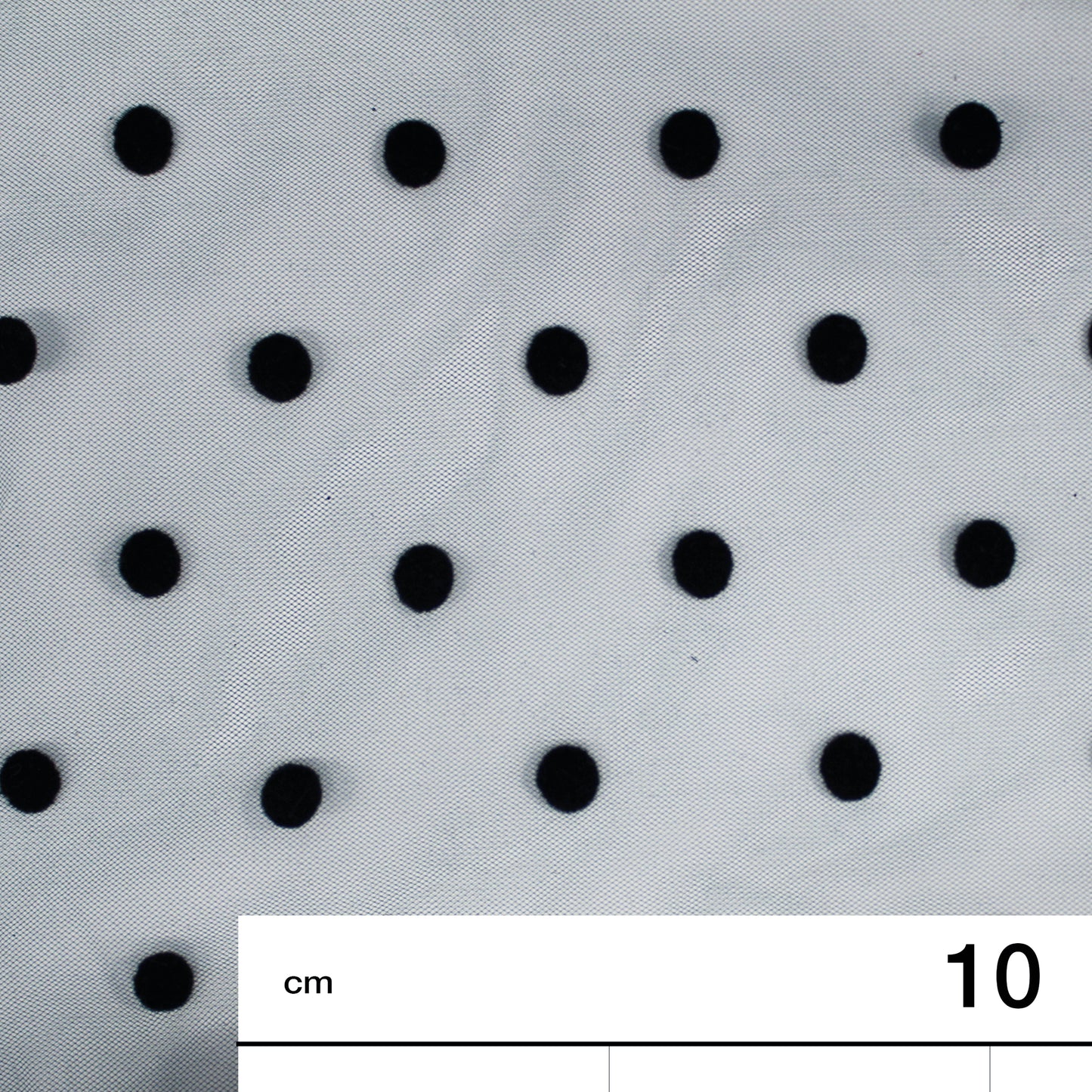 Large Flock Polka Dot Tulle