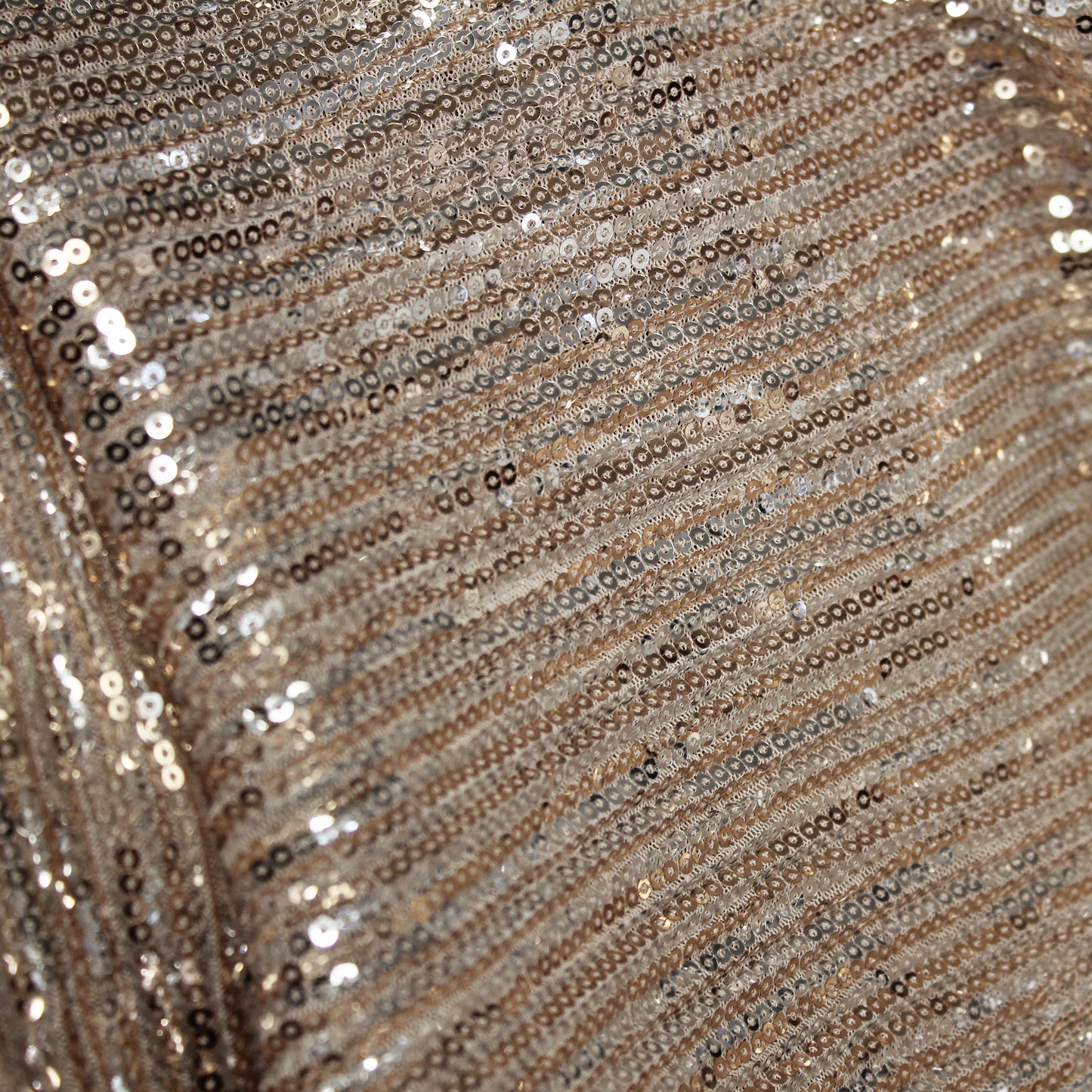Embroidered Tulle with Full-Field Vertical Sequin Stripes