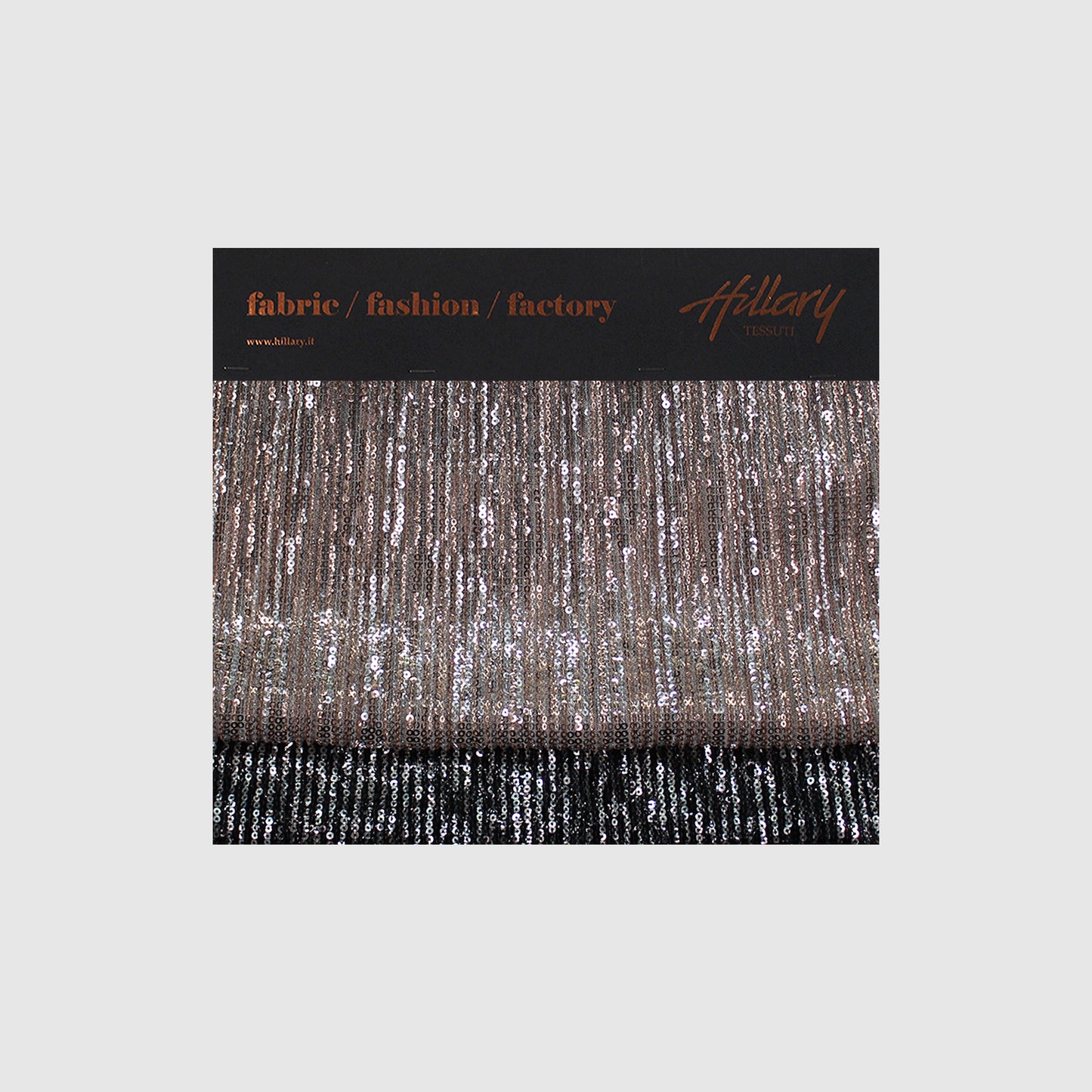 Embroidered Tulle with Full-Field Vertical Sequin Stripes Sample