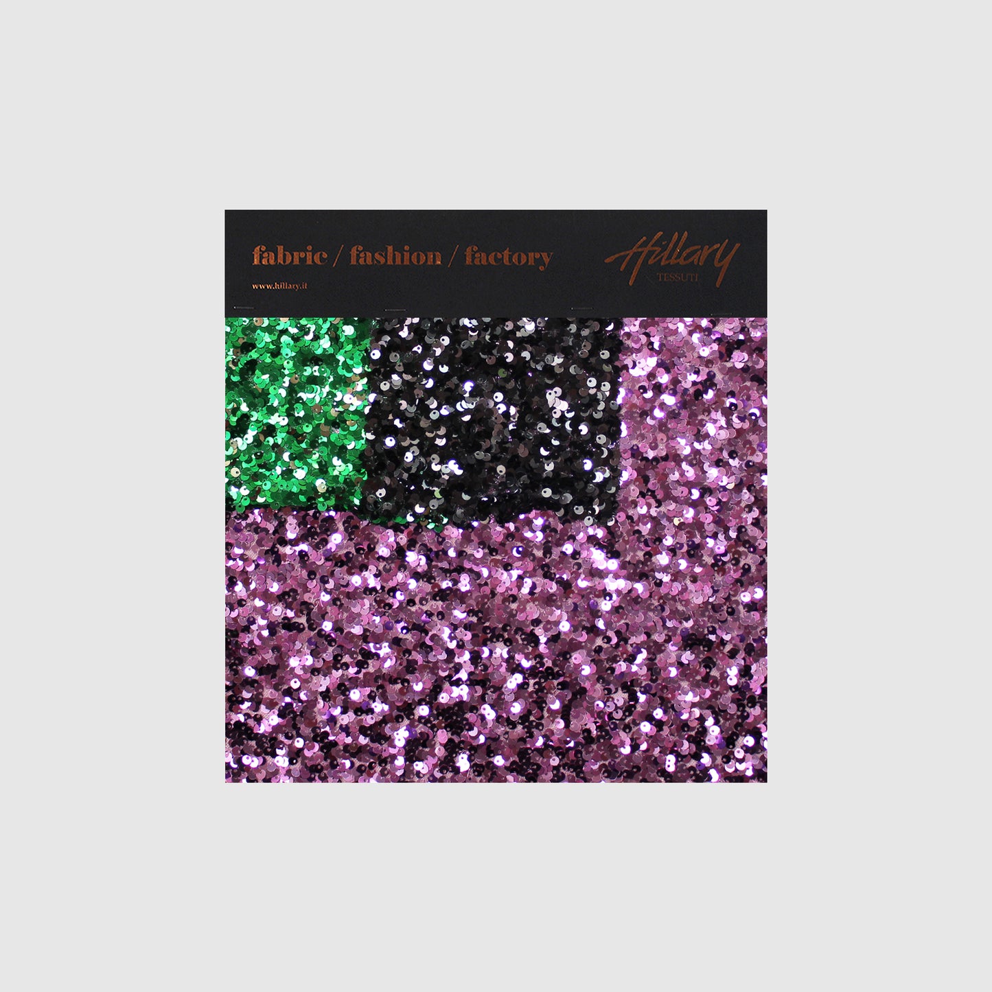 Glossy Sequin Embroidered Tulle with Full Coverage Sample