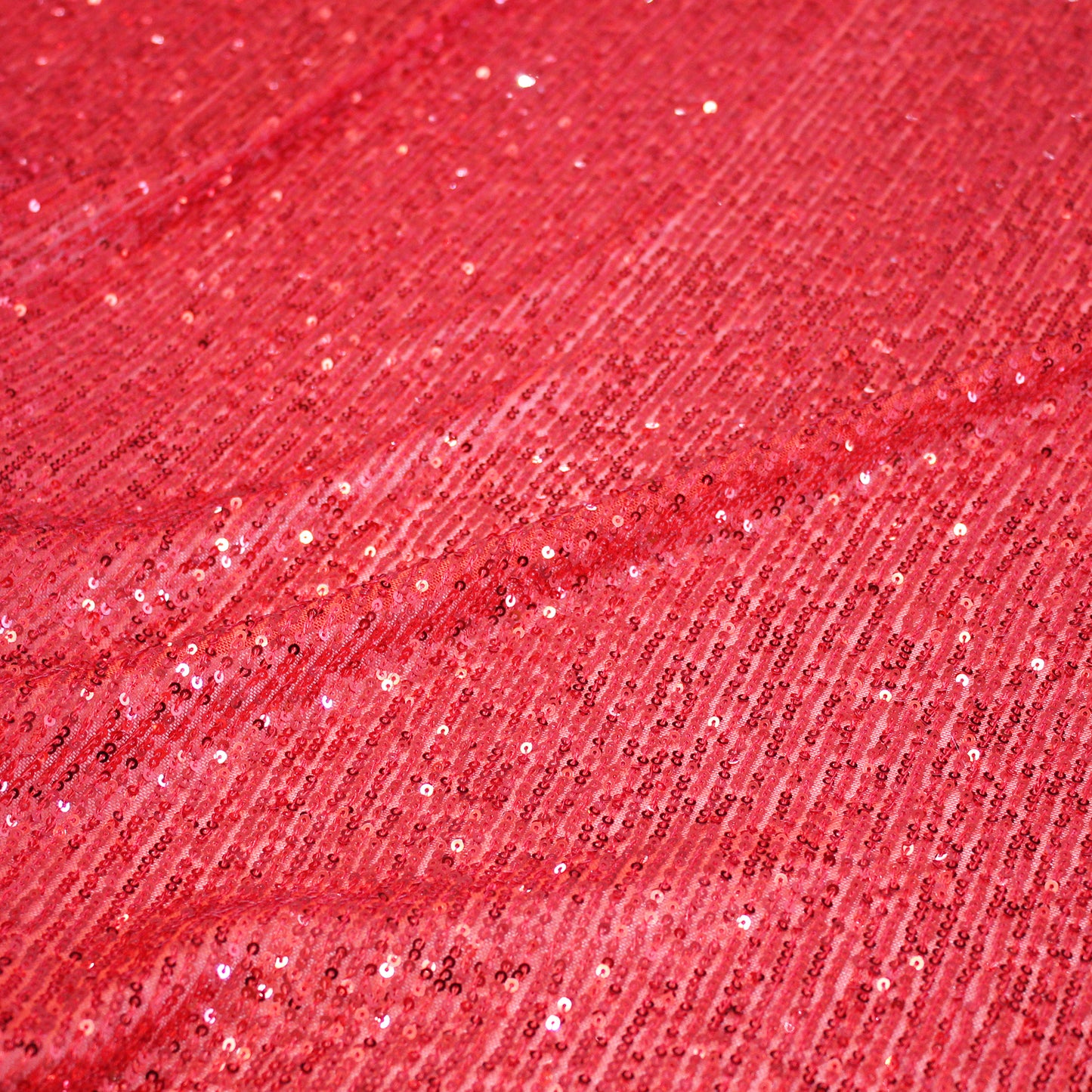 Tulle Ricamato con Paillettes Tono su Tono a Campo Pieno