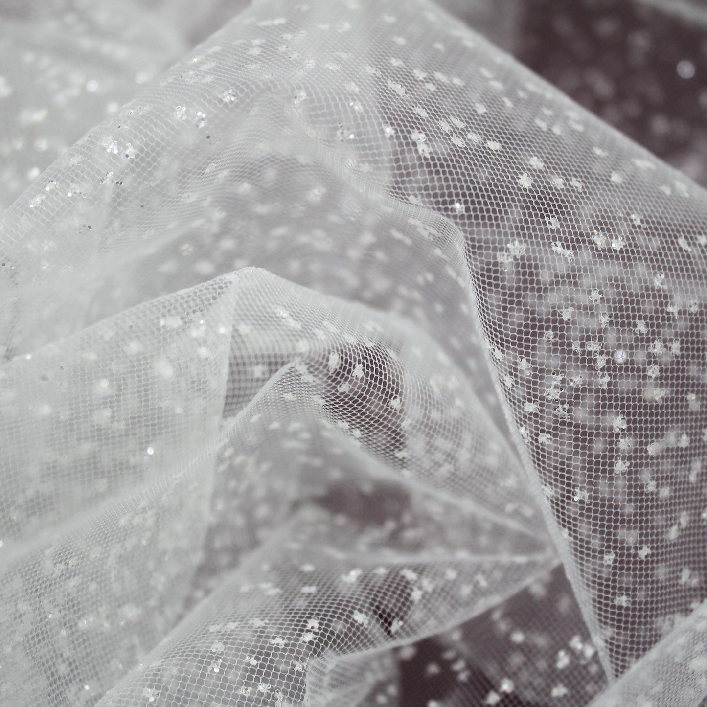 Double Height Silk Glitter Tulle