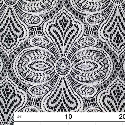 Pizzo Chantilly Filet | Motivo Astratto Geometrico | H 140 cm | FW2996