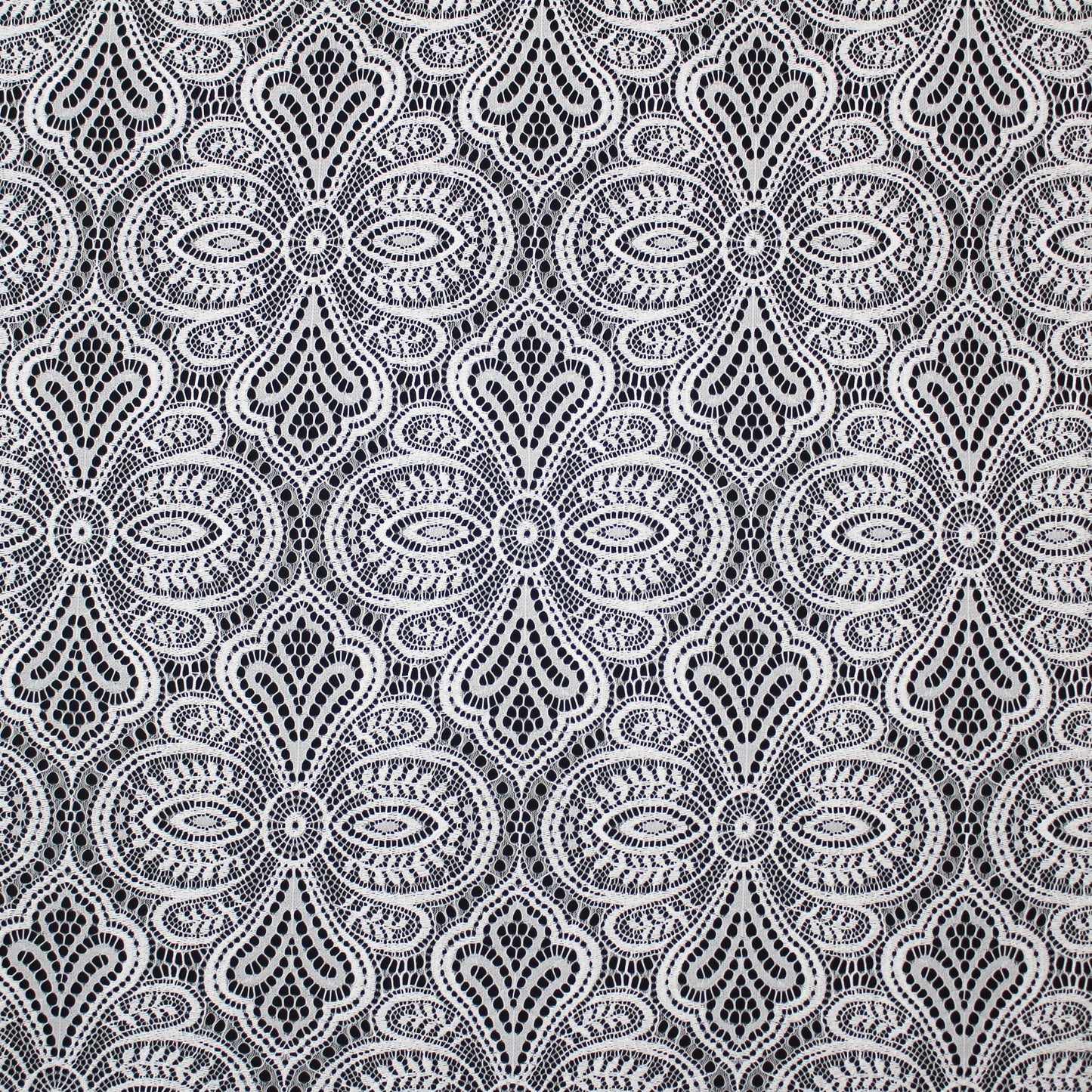 Pizzo Chantilly Filet | Motivo Astratto Geometrico | H 140 cm | FW2996