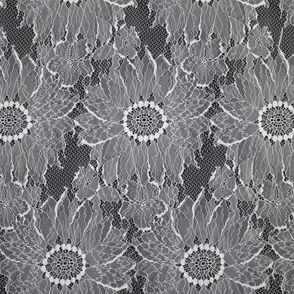 Pizzo Chantilly | Girasoli | Bordo | H 145 cm | FW3961