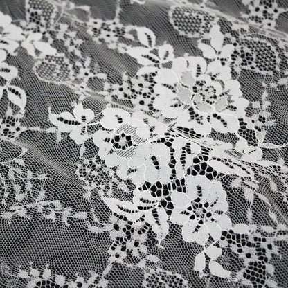 Pizzo Chantilly | Mazzi di Fiori a Campo Pieno | Doppio Bordo Basso | H 150 cm | FW1952