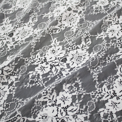 Pizzo Chantilly | Mazzi di Fiori a Campo Pieno | Doppio Bordo Basso | H 150 cm | FW1952