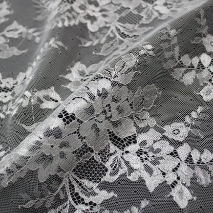 Pizzo Chantilly | Mazzi di Fiori | Senza Bordo | H 140 cm | FW2610