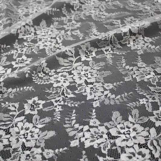 Pizzo Chantilly | Mazzi di Fiori | Senza Bordo | H 140 cm | FW2610