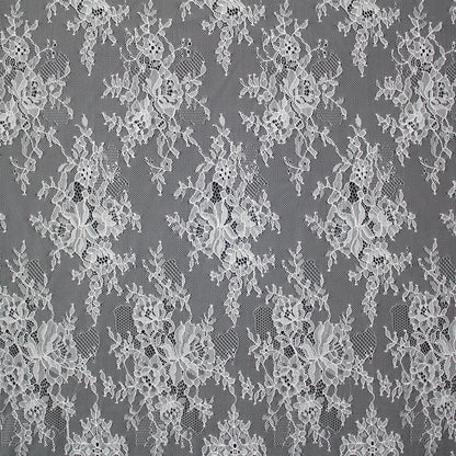 Pizzo Chantilly | Mazzi di Fiori Sparsi | Doppio Smerlo | H 150 cm | FW1962