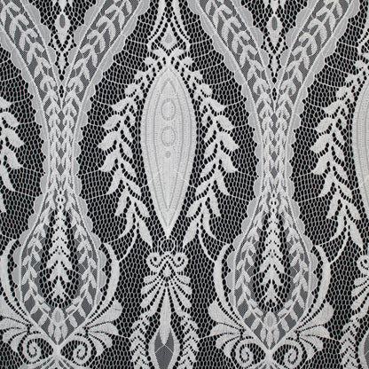 Pizzo Chantilly | Motivo Arabesco | Doppio Smerlo | H 140 cm | FW3484