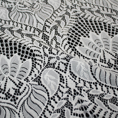 Pizzo Chantilly Filet | Motivo Arabesco | Doppio Smerlo | H 140 cm | FW3509
