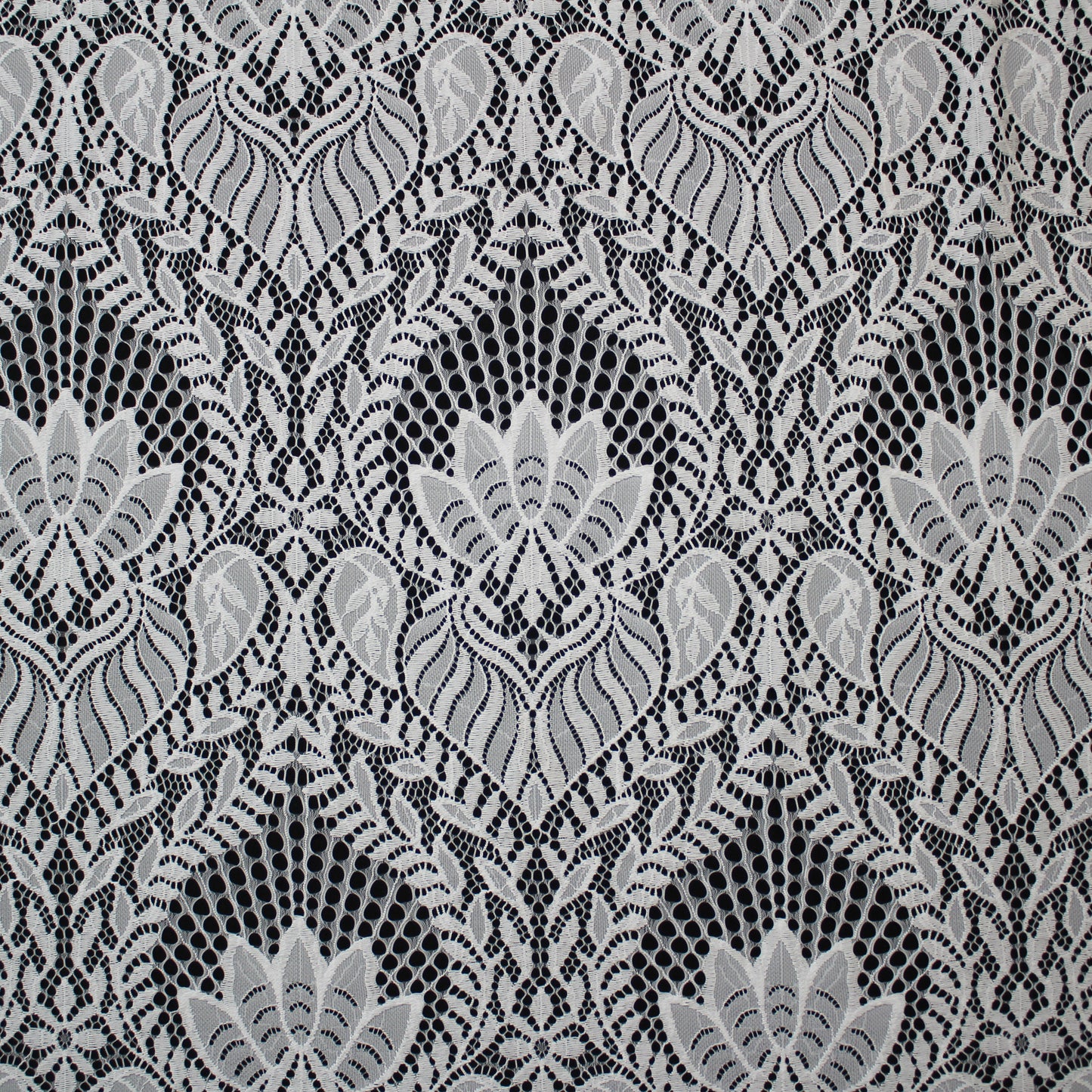 Pizzo Chantilly Filet | Motivo Arabesco | Doppio Smerlo | H 140 cm | FW3509