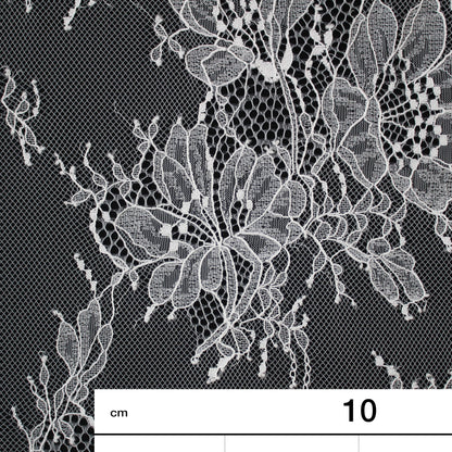 Ombré Chantilly Lace | Floral Trio Motif | Double High Floral and Paisley Border | H 150 cm | FW4273