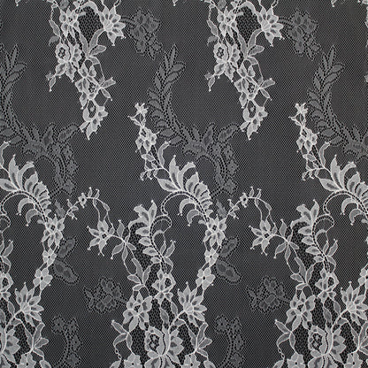 Pizzo Chantilly | Ramage di Fiori | Doppio Bordo Alto | H 150 cm | FW4266