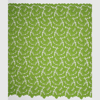 Double Border Macramé Lace with Flower Petals