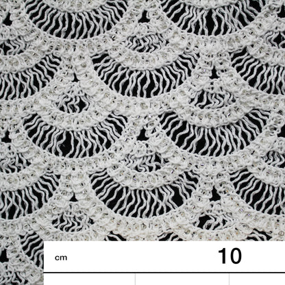 Macramé Lace | Abstract Geometric Circles, Arches, and Fan Pattern