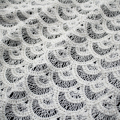 Macramé Lace | Abstract Geometric Circles, Arches, and Fan Pattern