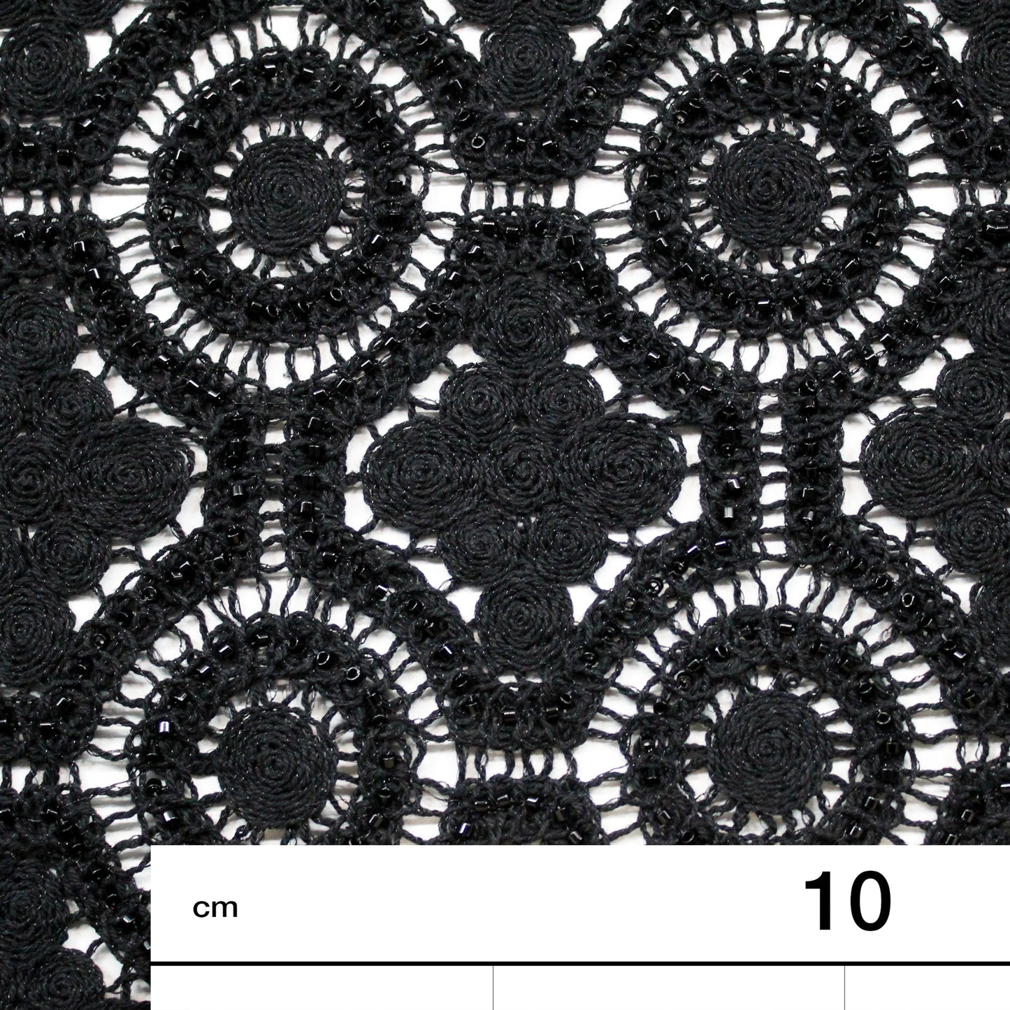 Macramé Lace | Abstract Geometric Circles and Rhombus Pattern